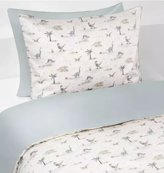 Janie and Jack Blankets And Quilts-Dino Dreams Twin Set - sage
