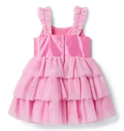 Janie and Jack Dresses-Disney Aurora Dress fuchsia