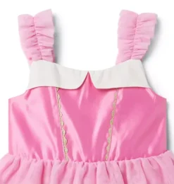 Janie and Jack Dresses-Disney Aurora Dress fuchsia