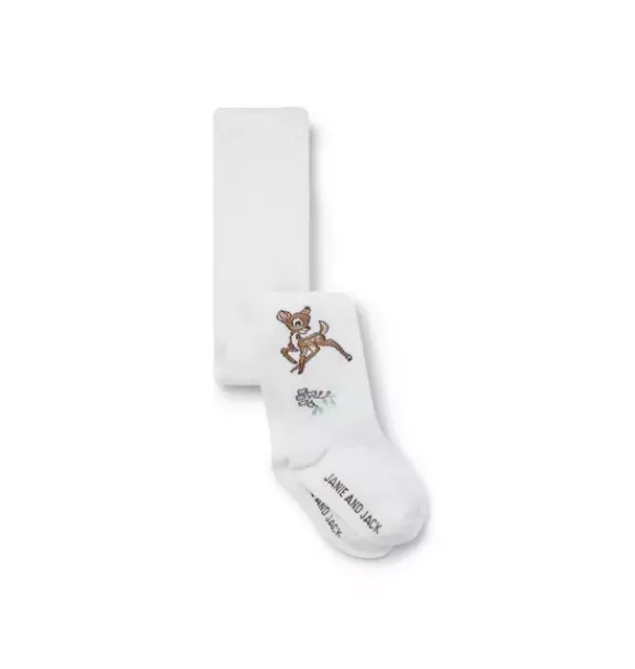 Janie and Jack Shoes & Accessories-Disney Bambi Baby Tight white