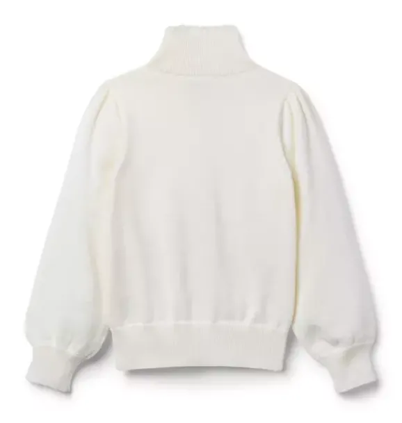 Janie and Jack Sweaters & Sweatshirts-Disney Frozen Elsa Sweater cream and sugar