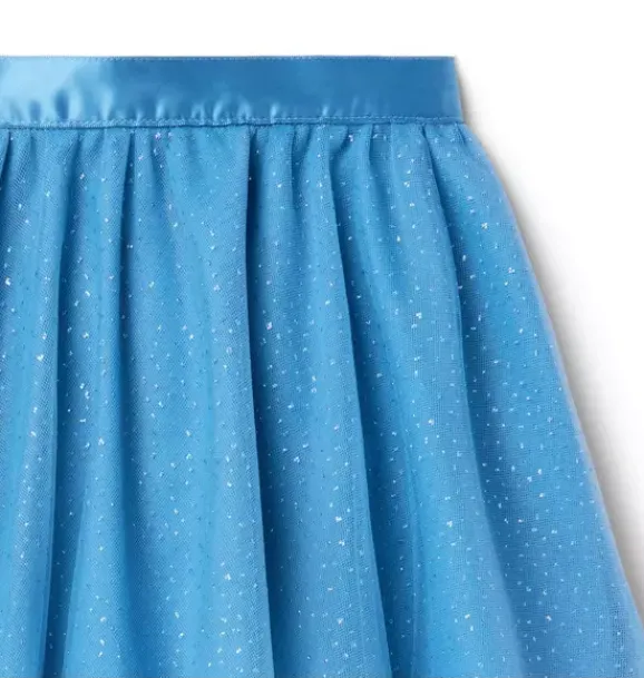 Janie and Jack Skirts & Shorts-Disney Frozen Sparkle Tulle Skirt enchanting blue