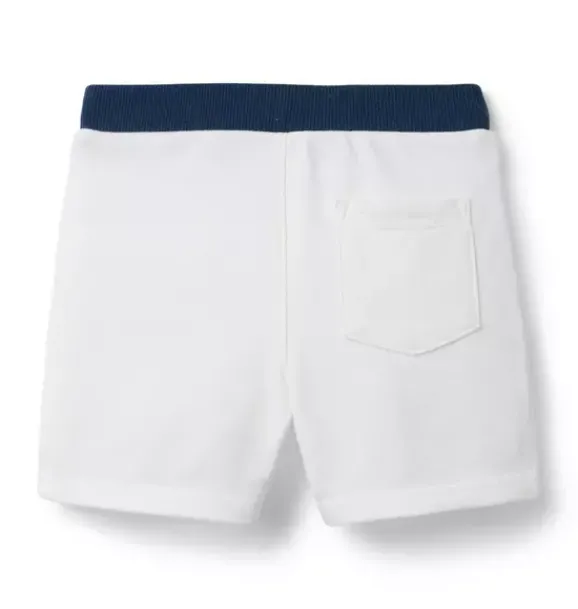 Janie and Jack Matching Sets|Shorts-Disney Mickey Mouse French Terry Short jet ivory
