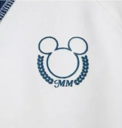 Janie and Jack Sweaters & Sweatshirts|Matching Sets-Disney Mickey Mouse French Terry Sweatshirt jet ivory