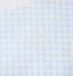Janie and Jack Sweaters & Sweatshirts|Matching Sets-Disney Mickey Mouse Gingham Sweatshirt light blue gingham