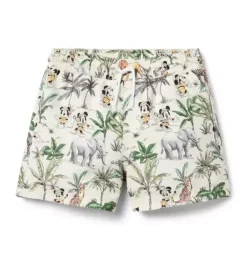 Janie and Jack Disney Mickey Mouse Safari|Swim Trunks-Disney Mickey Mouse Recycled Safari Swim Trunk freshwater pearl mickey mouse safari