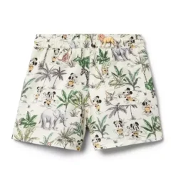 Janie and Jack Disney Mickey Mouse Safari|Swim Trunks-Disney Mickey Mouse Recycled Safari Swim Trunk freshwater pearl mickey mouse safari