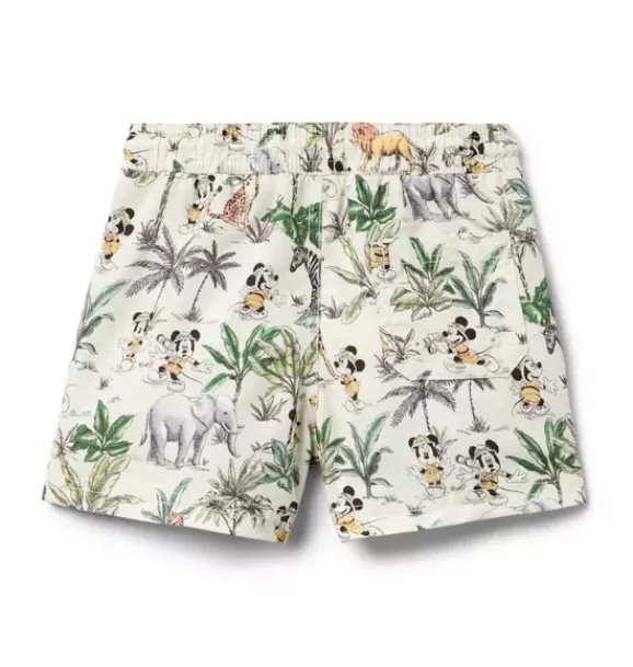 Janie and Jack Disney Mickey Mouse Safari|Swim Trunks-Disney Mickey Mouse Recycled Safari Swim Trunk freshwater pearl mickey mouse safari