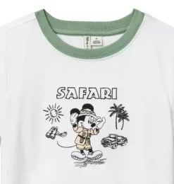 Janie and Jack Tees|Disney Mickey Mouse Safari-Disney Mickey Mouse Safari Tee white