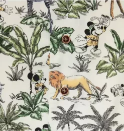 Janie and Jack Disney Mickey Mouse Safari|One-pieces & Rompers-Disney Mickey Mouse Safari Baby Romper freshwater pearl mickey mouse safari