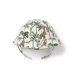 Janie and Jack Disney Mickey Mouse Safari|Baby-Disney Mickey Mouse Safari Baby Bucket Hat freshwater pearl mickey mouse safari
