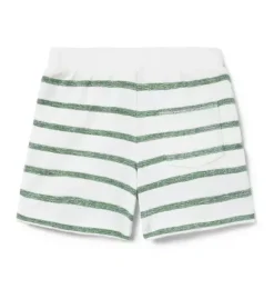 Janie and Jack Disney Mickey Mouse Safari|Matching Sets-Disney Mickey Mouse Striped Short ivy green stripe