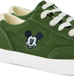 Janie and Jack Disney Mickey Mouse Safari|Shoes-Disney Mickey Mouse Suede Sneaker ivy green
