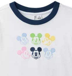 Janie and Jack Tees-Disney Mickey Mouse Tee jet ivory
