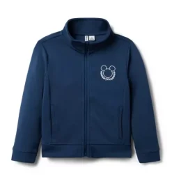 Janie and Jack Jackets & Coats|Matching Sets-Disney Mickey Mouse Tennis Jacket navy