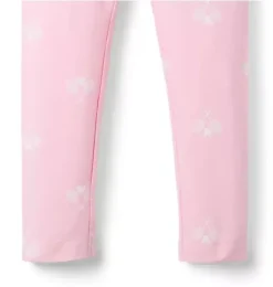 Janie and Jack Leggings-Disney Mickey Mouse Tennis Legging light pink mickey mouse tennis