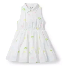Janie and Jack Dresses-Disney Mickey Mouse Tennis Icon Dress white mickey mouse tennis