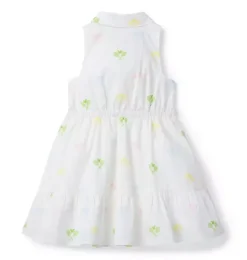 Janie and Jack Dresses-Disney Mickey Mouse Tennis Icon Dress white mickey mouse tennis