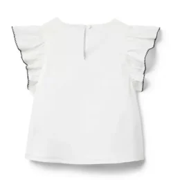 Janie and Jack Disney Mickey Mouse Safari|Sleeveless Tops-Disney Minnie Mouse Icon Top white minnie mouse
