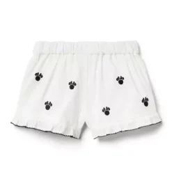 Janie and Jack Disney Mickey Mouse Safari|Skirts & Shorts-Disney Minnie Mouse Icon Short white minnie mouse