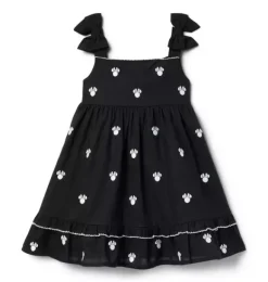 Janie and Jack Disney Mickey Mouse Safari|Dresses-Disney Minnie Mouse Icon Bow Dress jj black minnie mouse