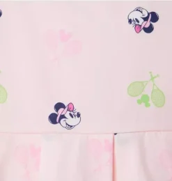Janie and Jack Dresses-Disney Minnie Mouse Pleated Dress light pink minnie mouse tennis