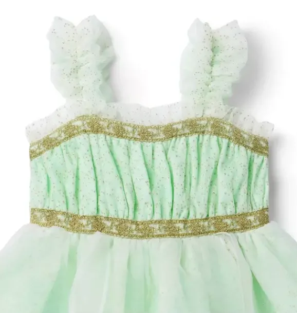 Janie and Jack Dresses-Disney Tinker Bell Dress mint candy