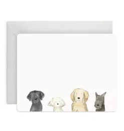 Janie and Jack Stationery-Dog Days Flat Notes multi