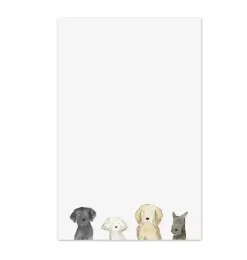 Janie and Jack Stationery-Dog Days Notepad multi