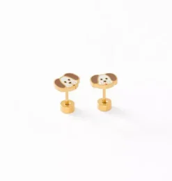 Janie and Jack Jewelry|Kids Accessories-Dog Stud Earring multi