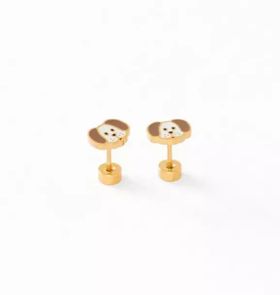 Janie and Jack Jewelry|Kids Accessories-Dog Stud Earring multi
