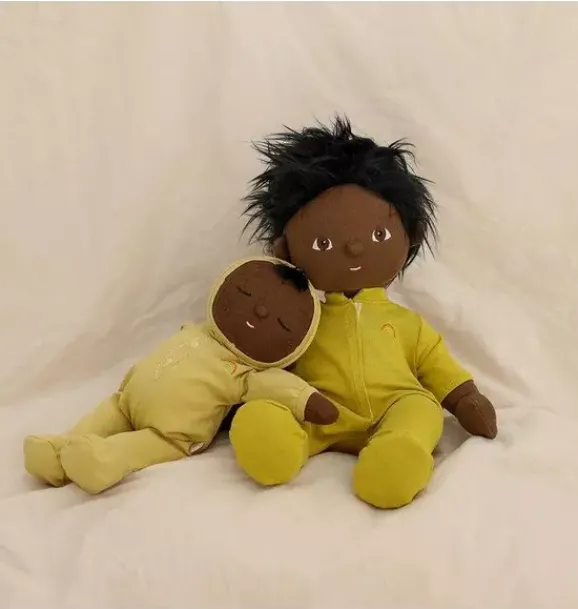 Janie and Jack Dolls-Dozy Dinkum - Mini yellow