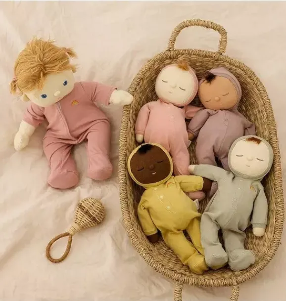 Janie and Jack Dolls-Dozy Dinkum - Pip purple
