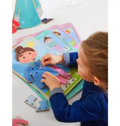 Janie and Jack Development Toys-Dress Me Threading & Lacing Game multi-color