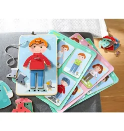 Janie and Jack Development Toys-Dress Me Threading & Lacing Game multi-color