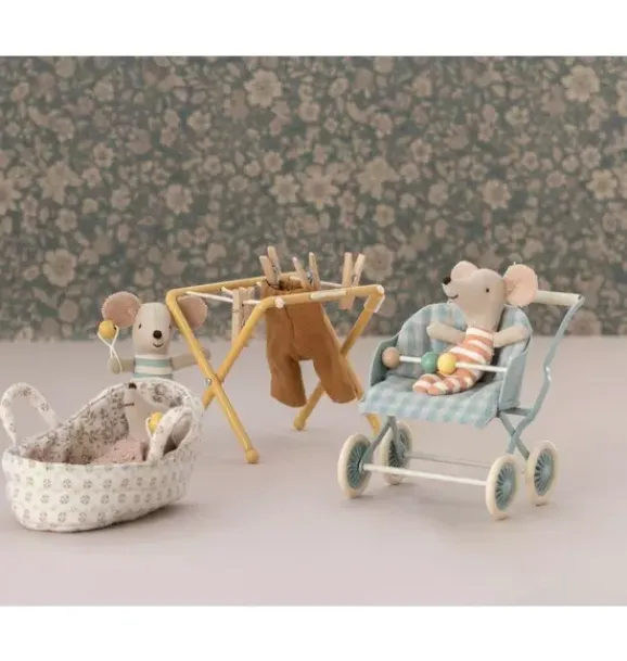 Janie and Jack Dolls-Drying Rack, Mouse multi
