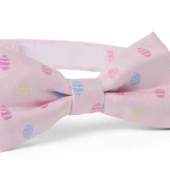 Janie and Jack Ties|Suiting-Easter Egg Bowtie pale pink easter egg