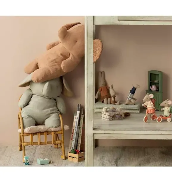 Janie and Jack Stuffed Animals-Elephant, Medium - rose