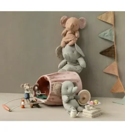 Janie and Jack Stuffed Animals-Elephant, Small - rose