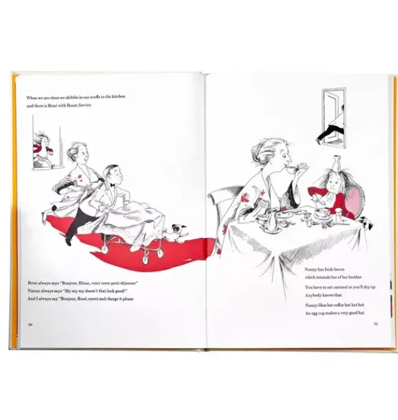 Janie and Jack Books-ELOISE LEATHER EDITION white