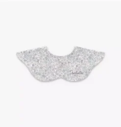 Janie and Jack Feeding Accessories|Nursery-Enchanted Wildflower Winglet Bib - ivory
