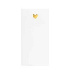 Janie and Jack Desk Accessories-Everyday Pad, Gold Heart multi