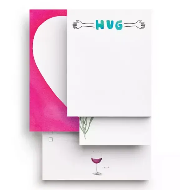 Janie and Jack Stationery|Desk Accessories-Exclamation Square Notepad multi