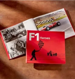 Janie and Jack Books-F1 HEROS  LEATHER EDITION red