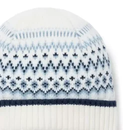 Janie and Jack Hats & Gloves-Fair Isle Beanie pale blue fair isle