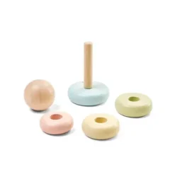 Janie and Jack Development Toys-First Stacking Ring - Pastel multi