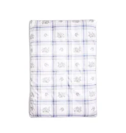 Janie and Jack Blankets And Quilts|Nursery-Fleur + Stripe Baby Duvet Set - ivory