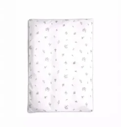 Janie and Jack Blankets And Quilts|Nursery-Fleur + Stripe Baby Duvet Set - ivory