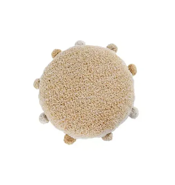 Janie and Jack Decorative Pillows And Throws-Floor Cushion Bubbly Honey honey, natural