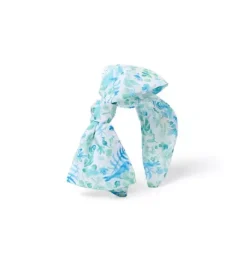 Janie and Jack Hair|Swim Outfits-Floral Bow Headband white floral